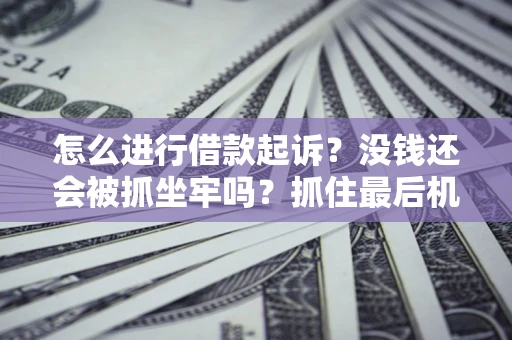 武汉怎么进行借款起诉？没钱还会被抓坐牢吗？抓住最后机会！