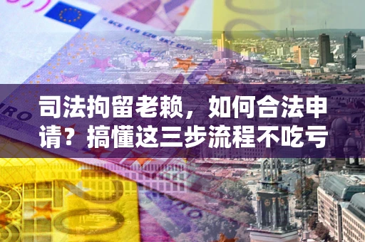 武汉司法拘留老赖，如何合法申请？搞懂这三步流程不吃亏！