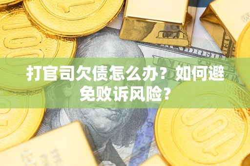 武汉打官司欠债怎么办？如何避免败诉风险？