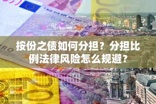 武汉按份之债如何分担？分担比例法律风险怎么规避？