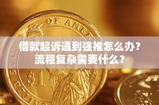 武汉借款起诉遇到强推怎么办？流程复杂需要什么？