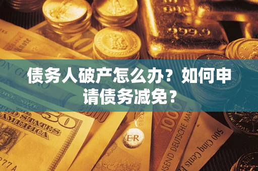 武汉债务人破产怎么办？如何申请债务减免？