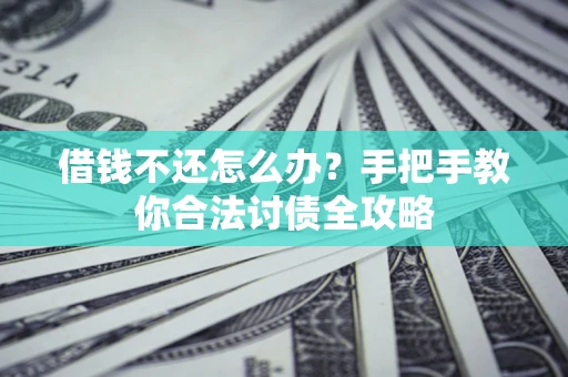 武汉借钱不还怎么办？手把手教你合法讨债全攻略