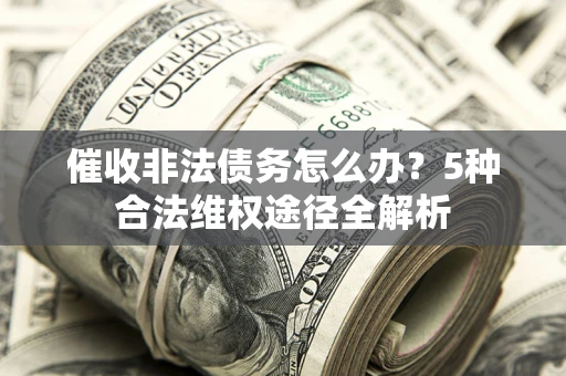 武汉催收非法债务怎么办？5种合法维权途径全解析